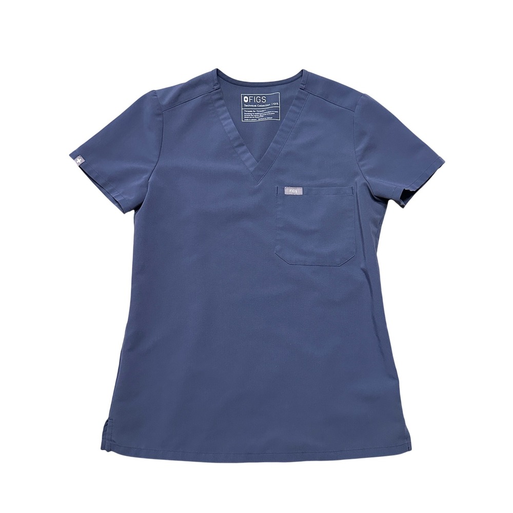 Figs Catarina One-Pocket Scrub Top SPACE NAVY XXS